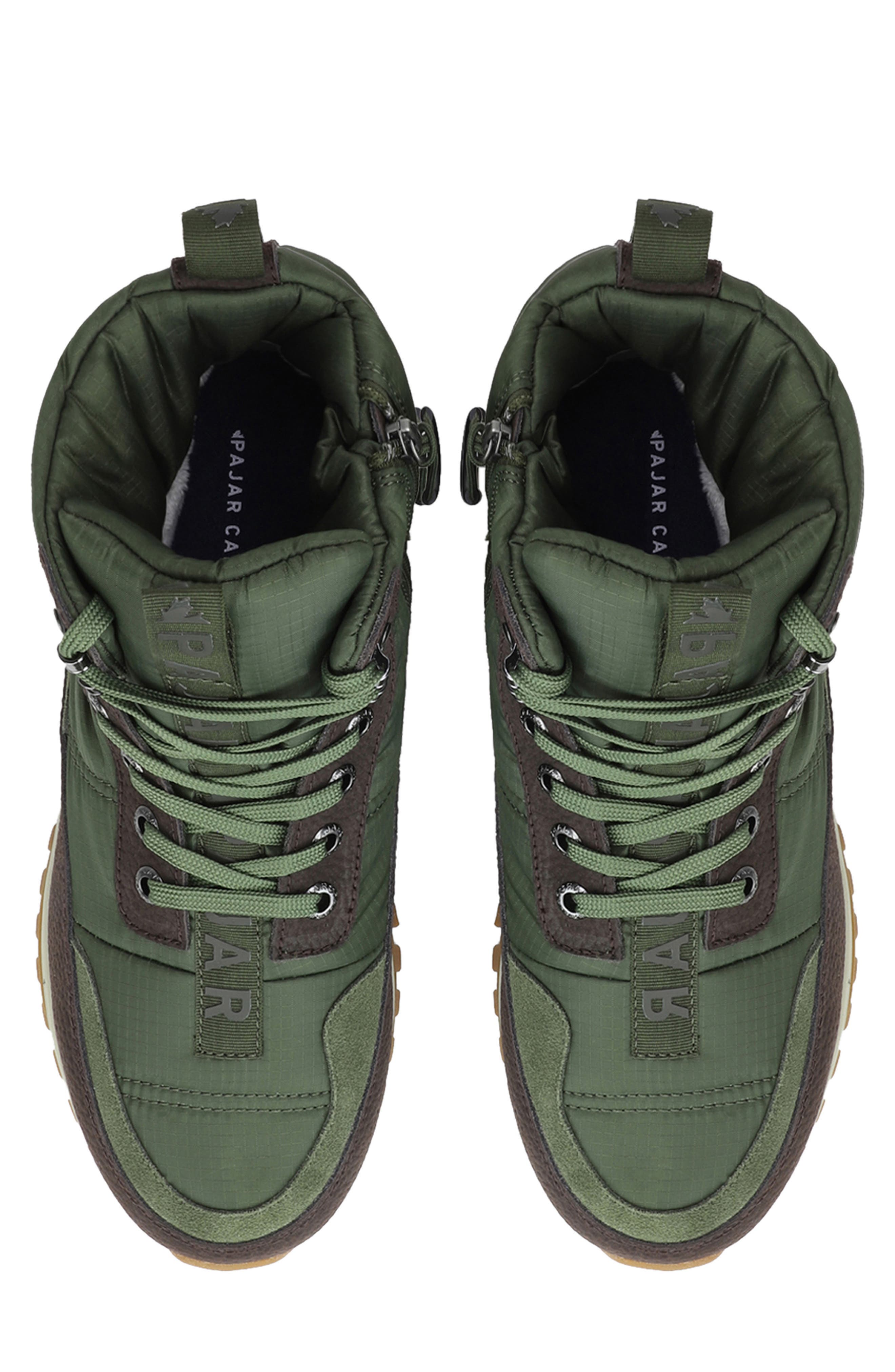 Pajar Fero 2.0 Waterproof Ankle Boot, Alternate, color, Military Green-Dark Brown