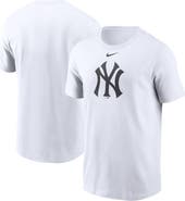 Nike Men's Nike White New York Yankees Fuse Logo T-Shirt