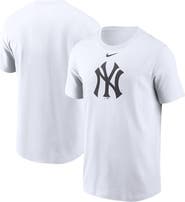 Nike Men's Nike White New York Yankees Fuse Logo T-Shirt