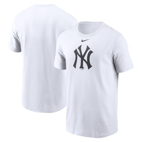 Nike White New York Yankees Legend Fuse Large Logo Performance T-shirt In White