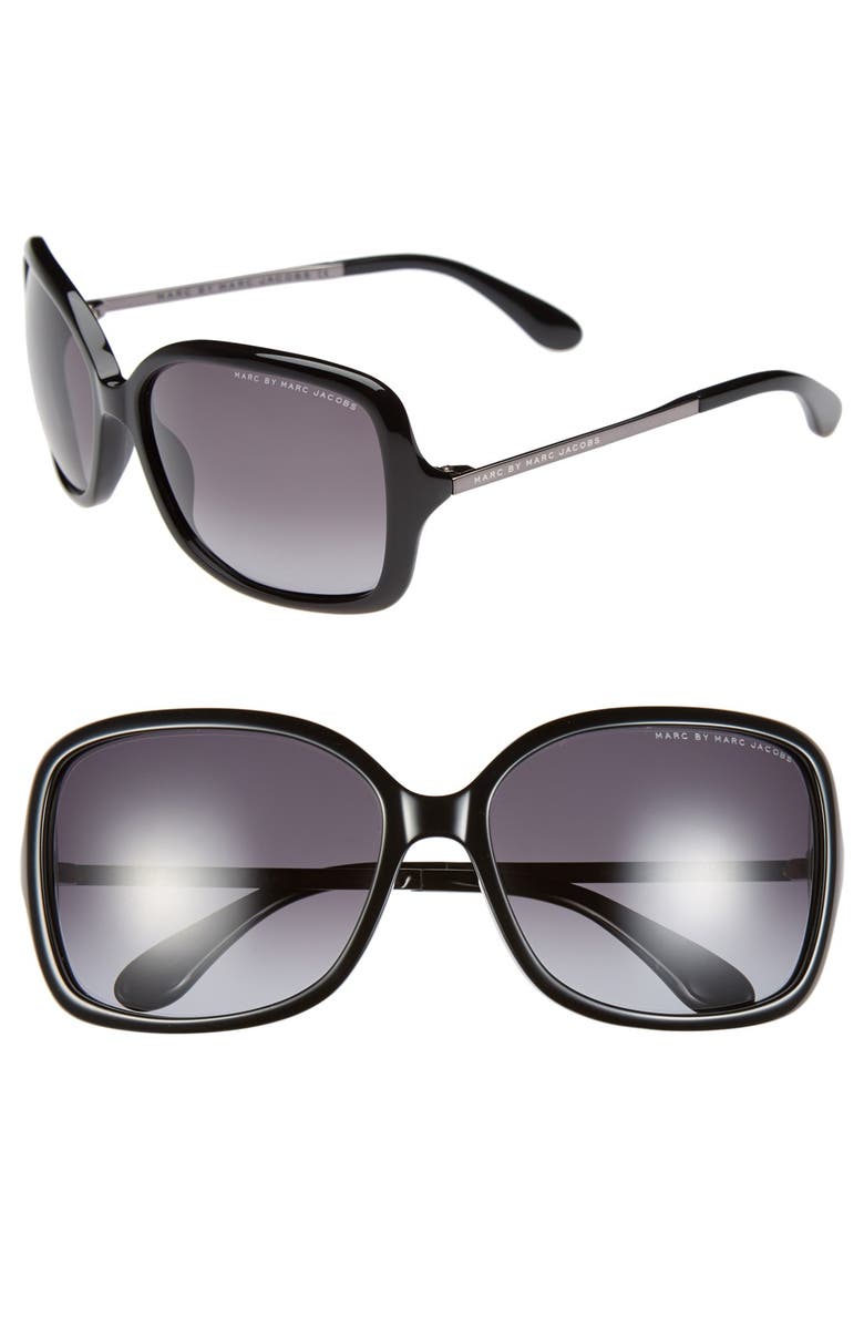 MARC BY MARC JACOBS 59mm Sunglasses, Main, color, 
