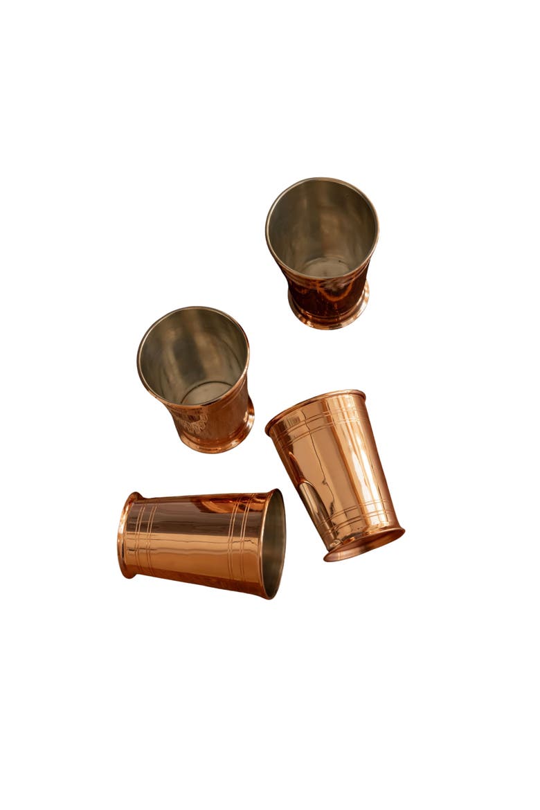 CMK Vintage Inspired Cocktail Tumblers, Main, color, Copper