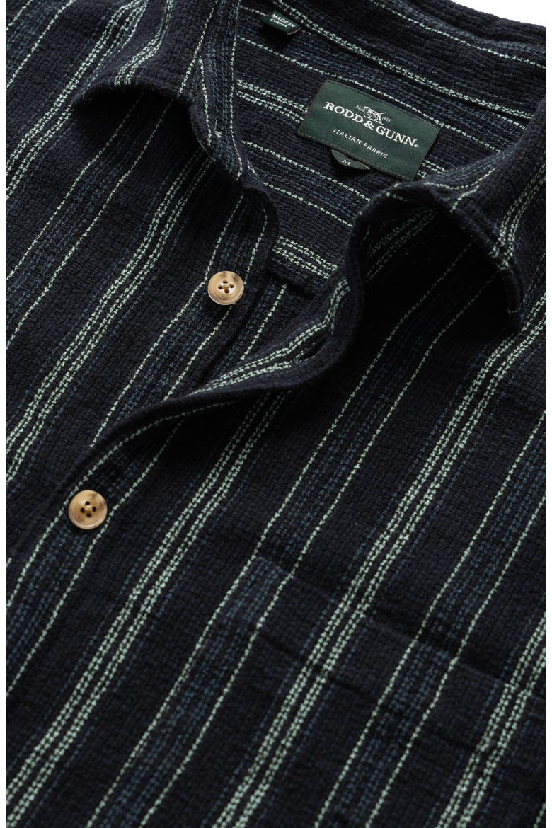 Harley Open Weave Short Sleeve Button-Up Shirt, Alternate, color, MIDNIGHT