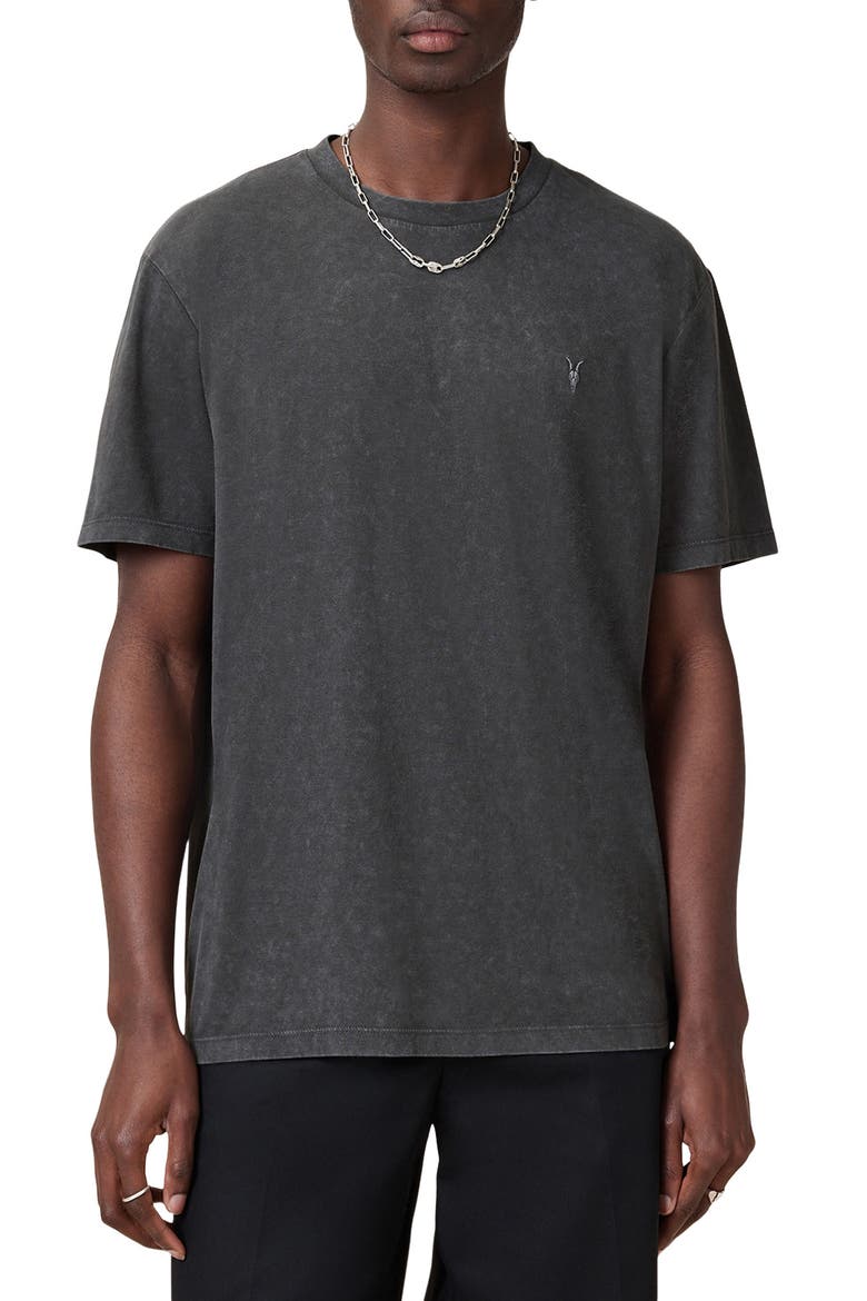 Saka T-Shirt, Main, color, WASHED BLACK