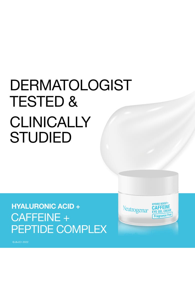 NEUTROGENA Hydro Boost+ Caffeine Eye Gel Cream, Alternate, color, 