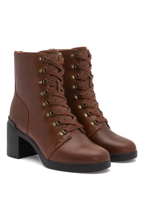 Abeo Metropolis Lace Boot In Brown - Regular