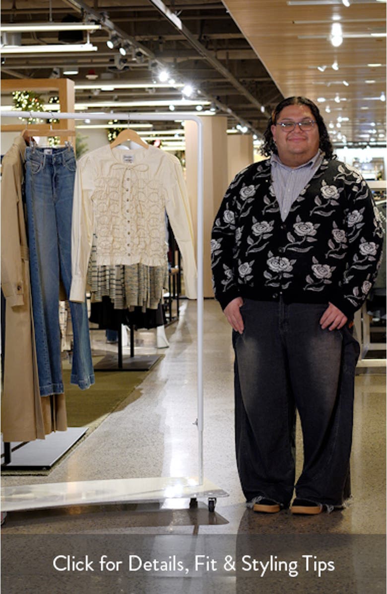 Elliana Smocked Organic Cotton Cardigan, sales video thumbnail