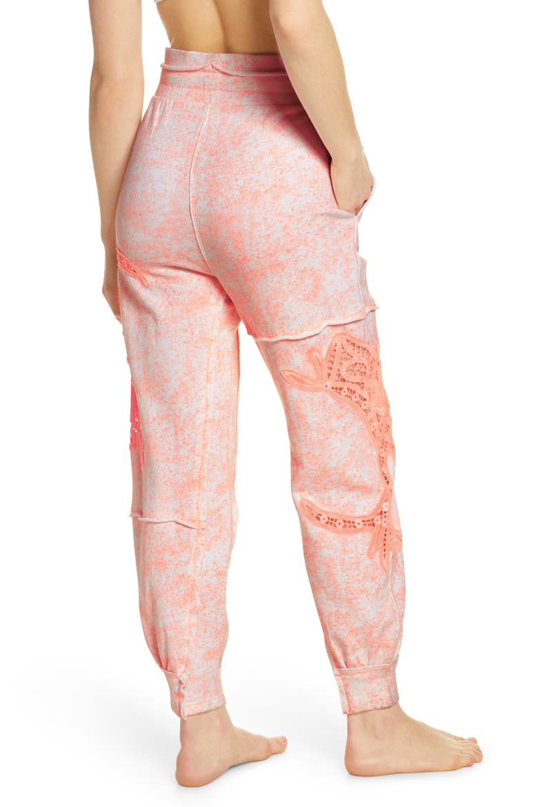 Free People FP Movement Sun & Done Sweatpants, Alternate, color, ORANGE