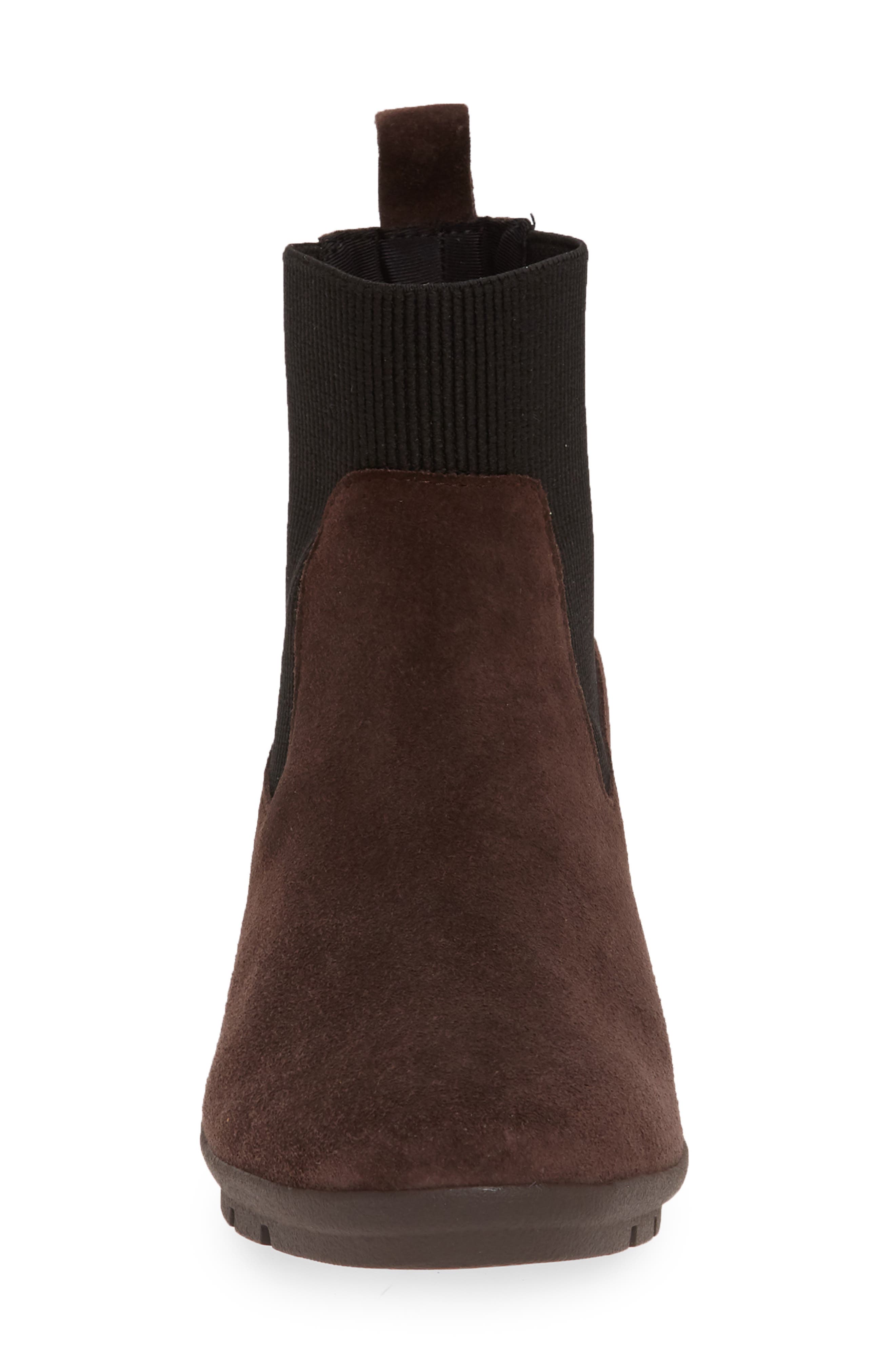 Emilyn Chelsea Boot, Alternate, color, BARK SUEDE