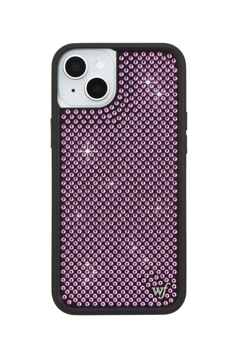 Pink Rhinestone iPhone Case, Alternate, color, Pink