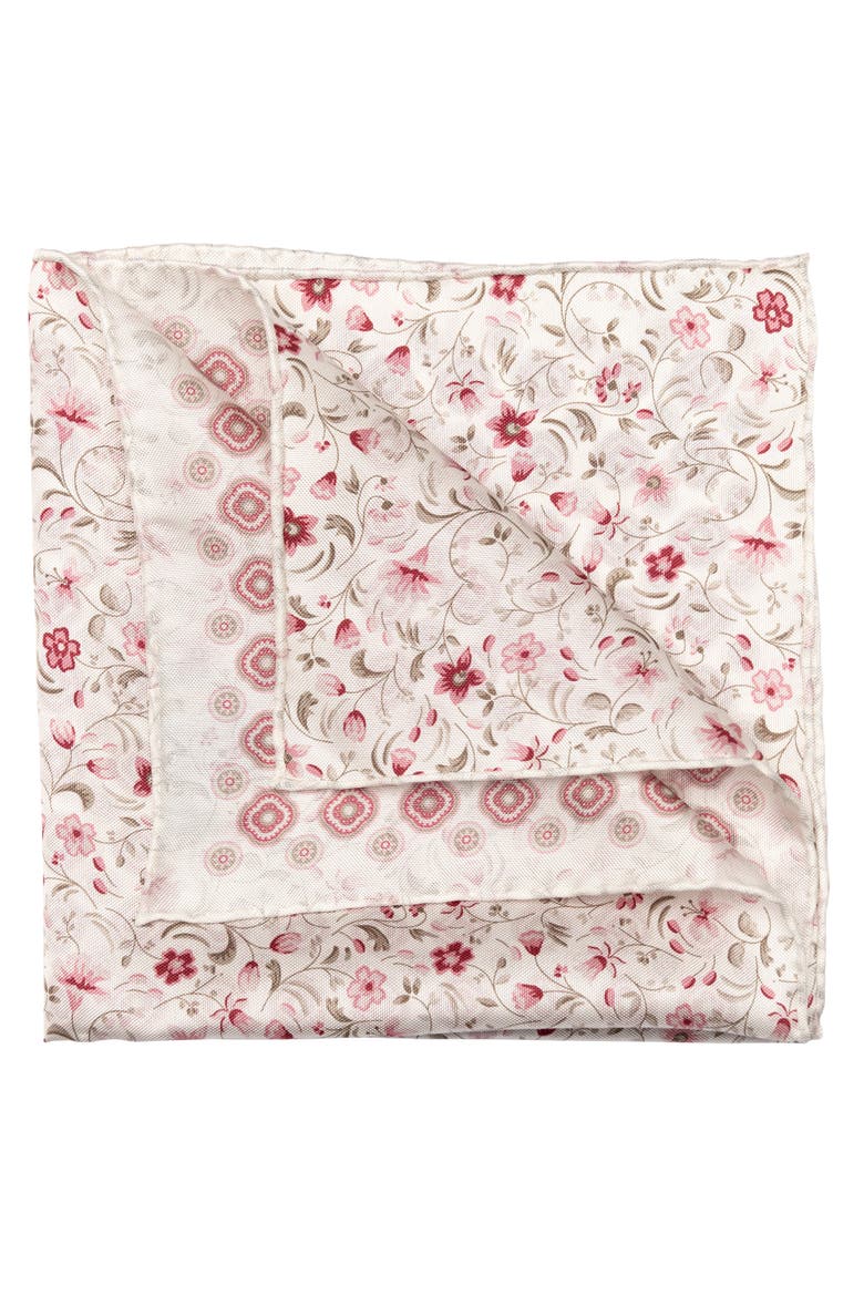 Italo - Double Sided Silk Pocket Square for Men, Alternate, color, Pink