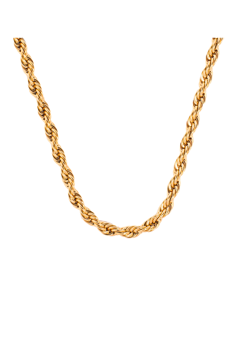 Chunky Silhouette Necklace, Main, color, Gold