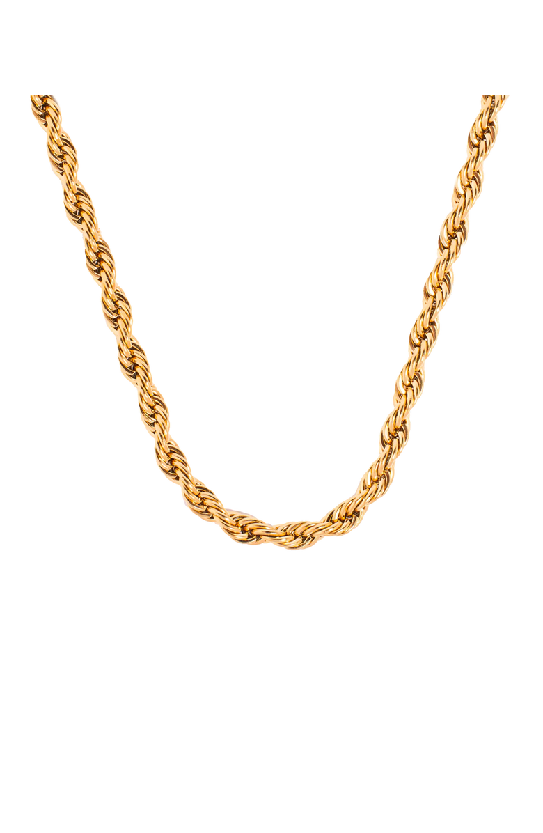 Hey Harper Chunky Silhouette Necklace, Main, color, Gold