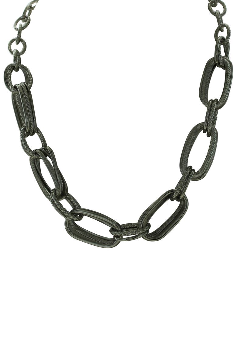 OLIVIA WELLES Cherrell Chain Necklace, Main, color, Silver