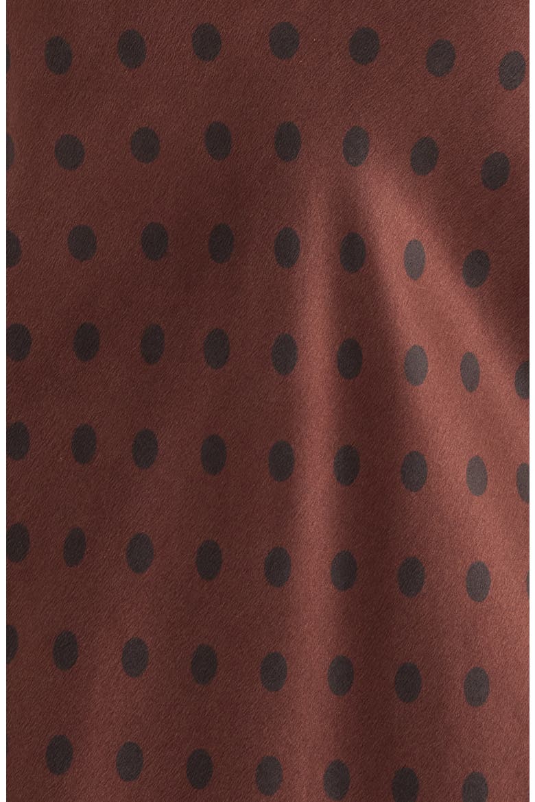 Washable Silk Slipdress Nightgown, Alternate, color, CHOCOLATE ELLIPSES