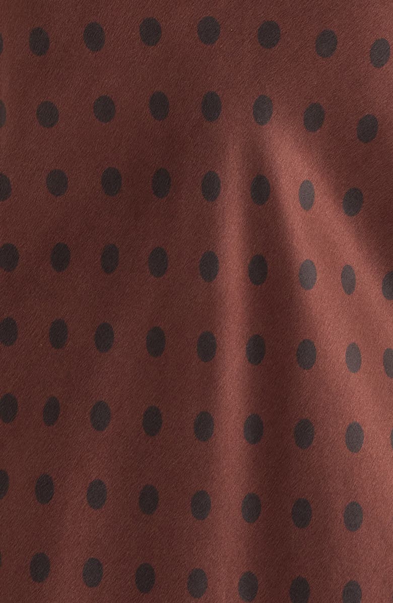 Lunya Washable Silk Slipdress Nightgown, Alternate, color, Chocolate Ellipses