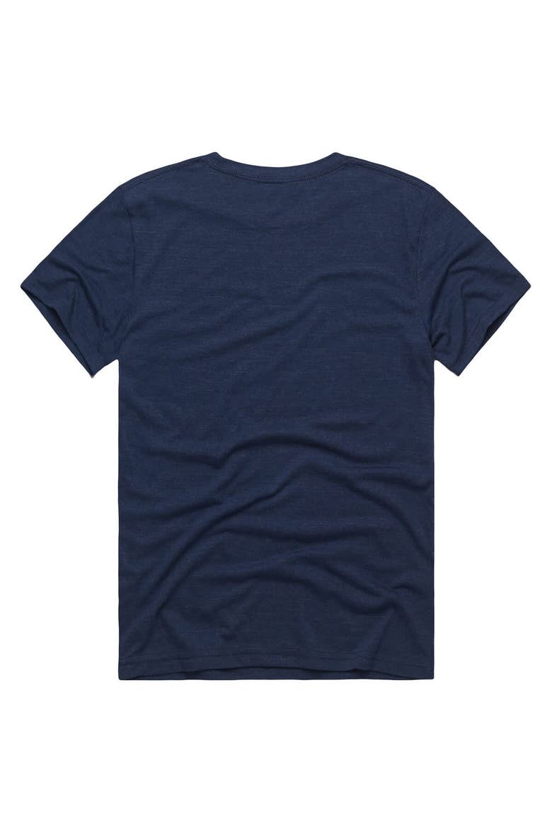 Unisex Homage Cooper Flagg Navy Dallas Mavericks NBA Jam Tri-Blend T-Shirt, Alternate, color, Navy