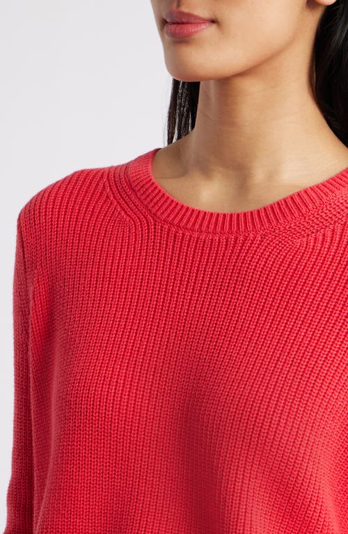 525 Emma High-low Sweater In Tomato