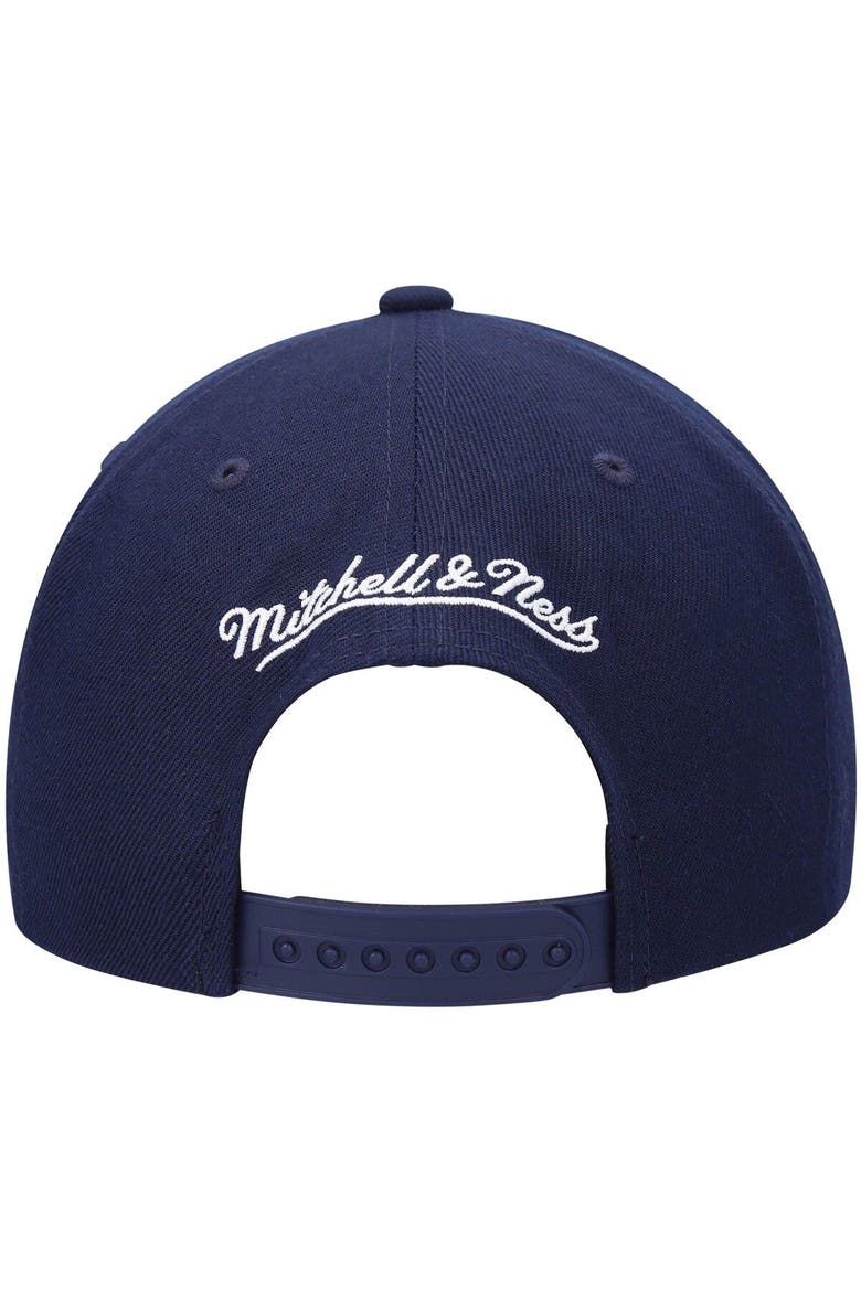 Men's Mitchell & Ness Navy Houston Rockets Hardwood Classics Team Ground 2.0 Snapback Hat, Alternate, color, Navy