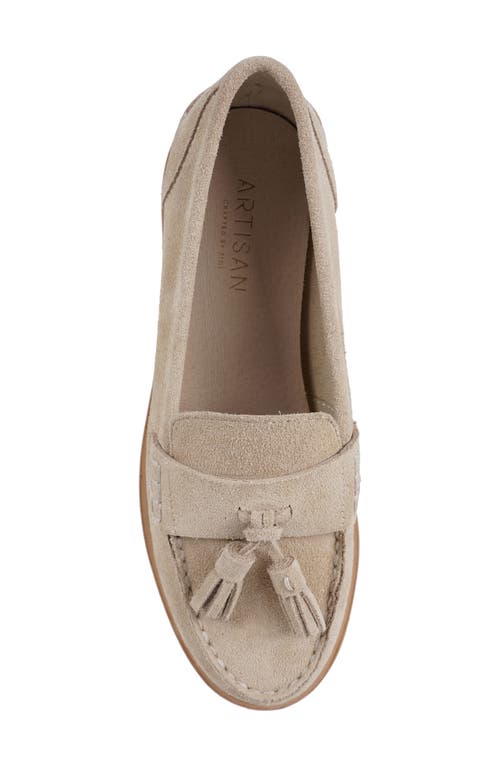 Artisan Crafted By Zigi Poison Tassel Loafer In Sand Suede