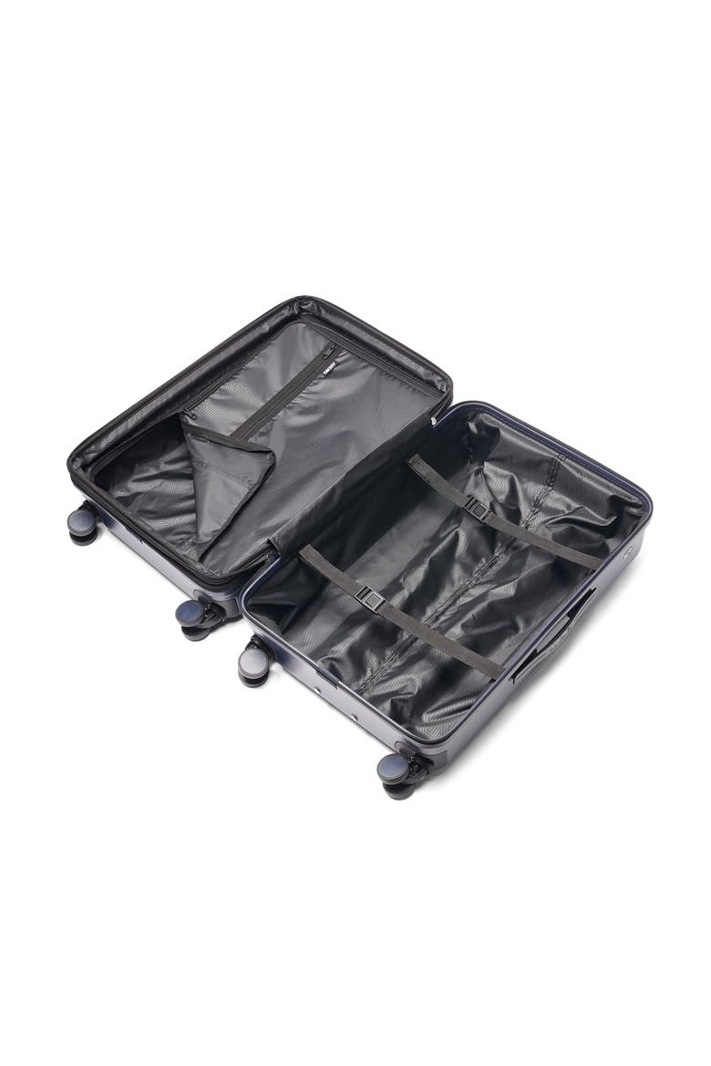 Expandable Hardshell 25" Lightweight Checked Suitcase With Spinner Wheels, Alternate, color, Navy