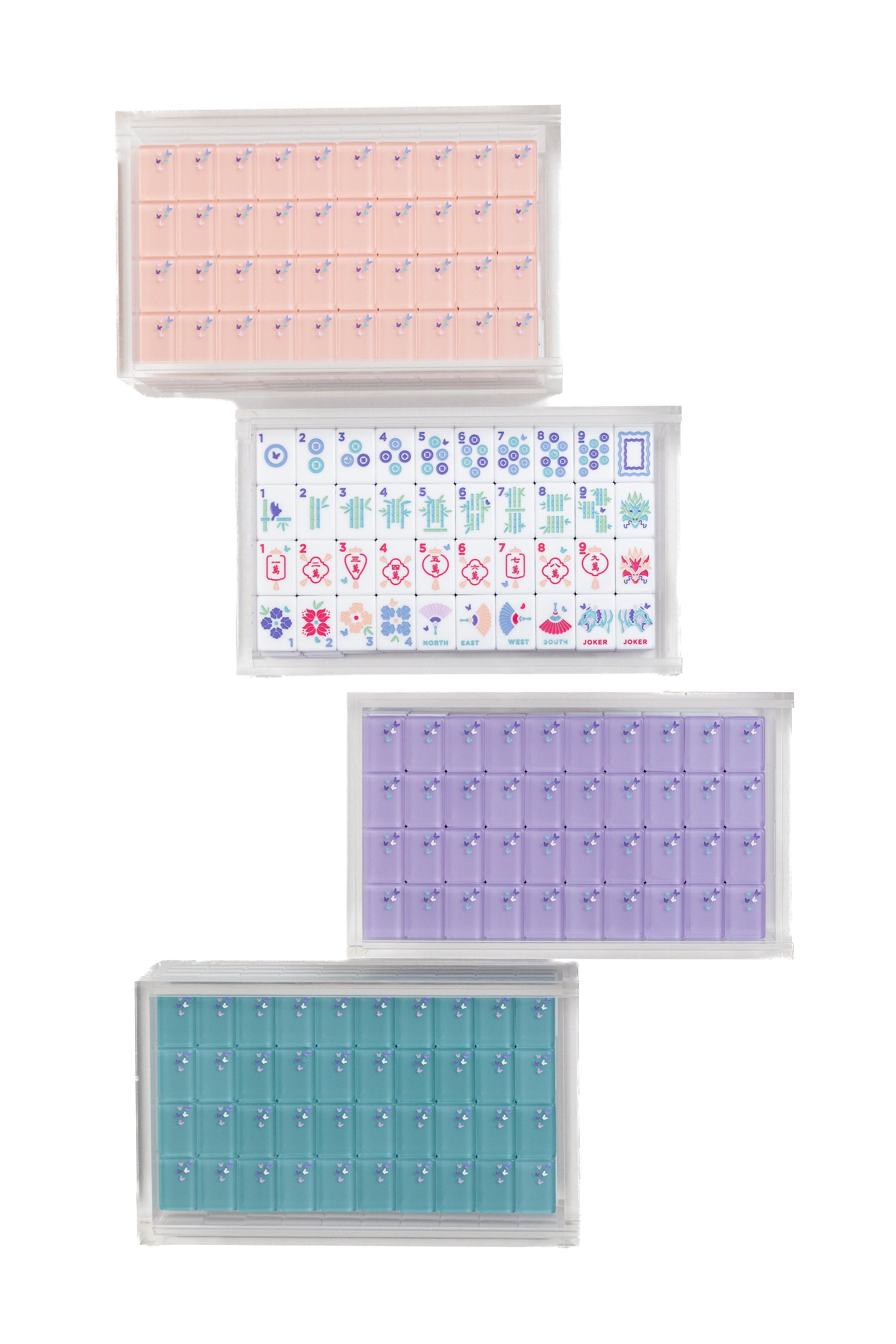 Bam Bird Boutique Mahjong Tiles w/ Lucite Display Box | Nordstrom