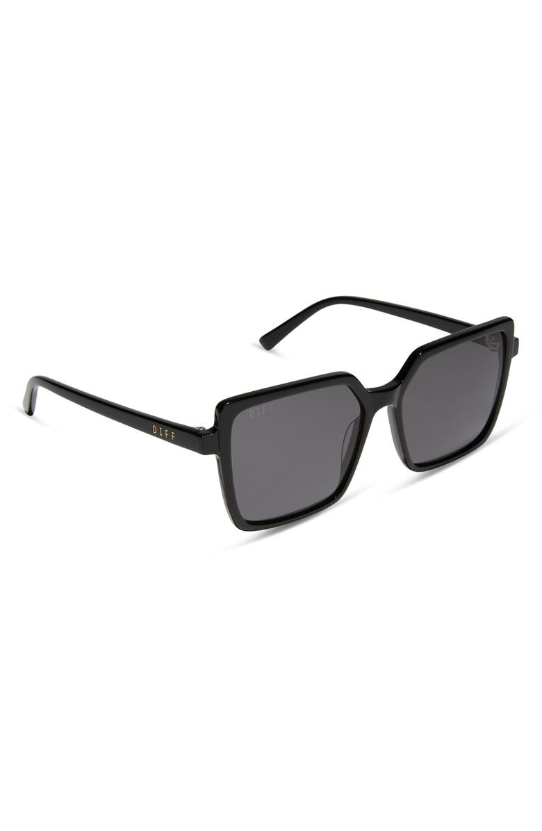 DIFF Esme 53mm Gradient Polarized Square Sunglasses, Alternate, color, 