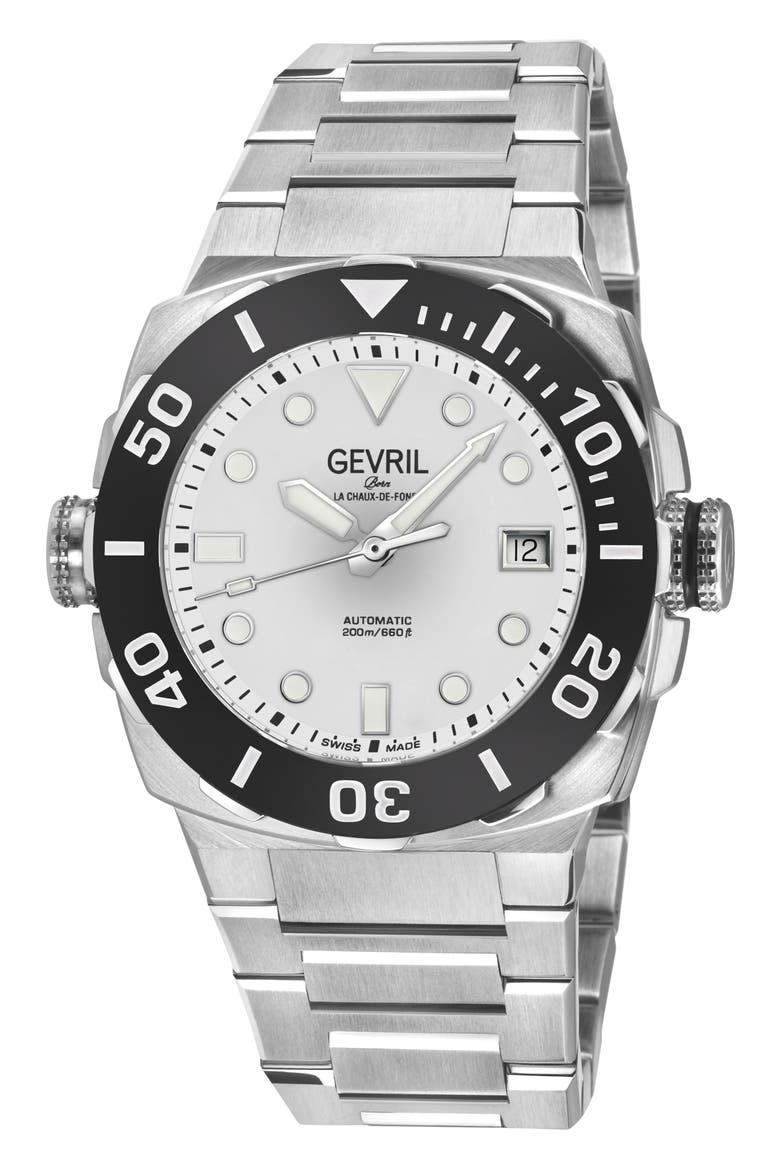 Fortuna Bracelet Watch, Main, color, SILVER