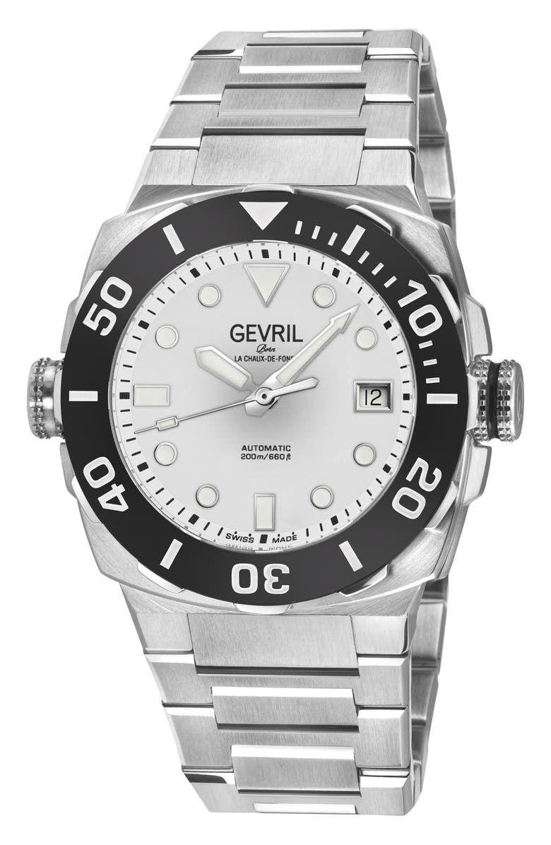GEVRIL Fortuna Bracelet Watch, Main, color, 