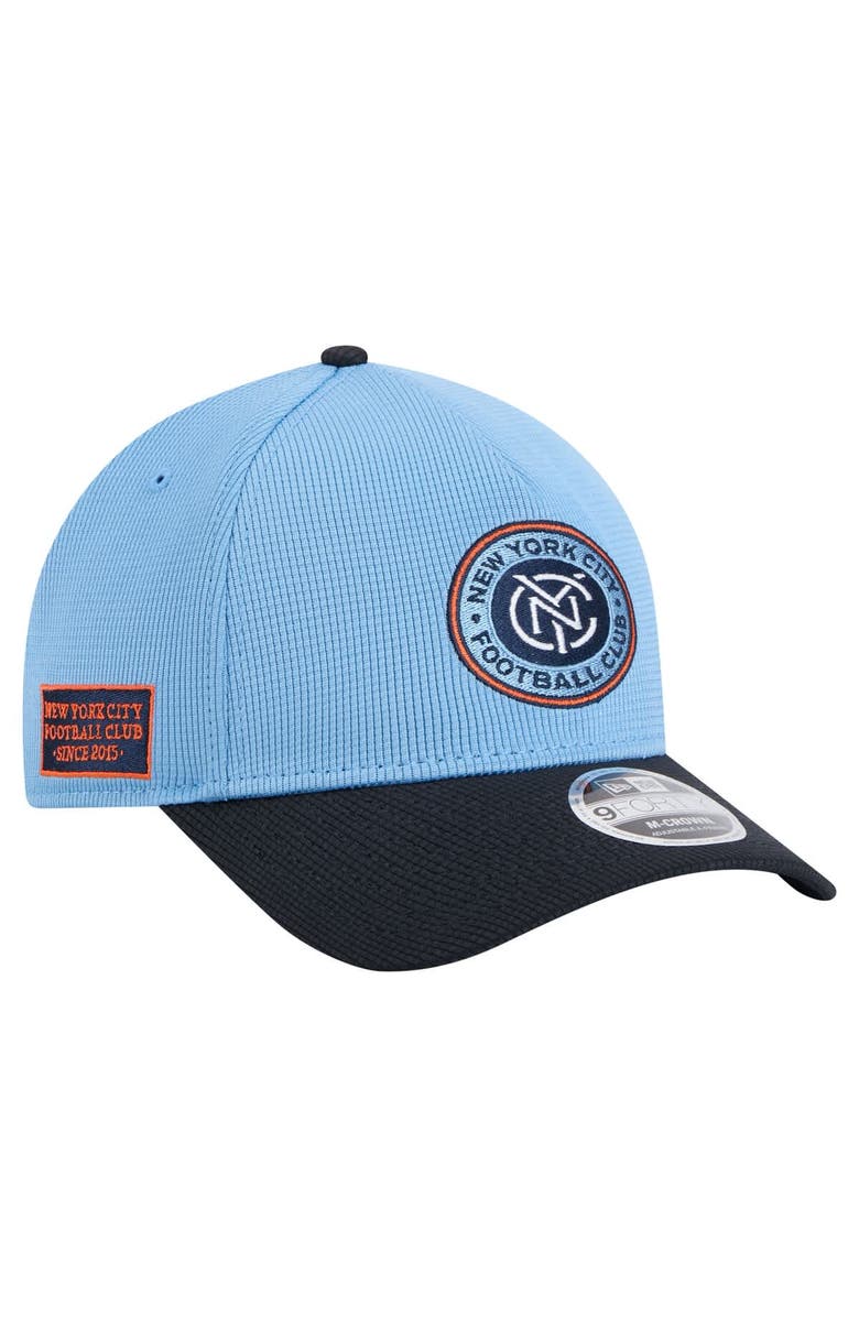 New Era Men's New Era Light Blue New York City FC 2025 Jersey Hook 9FORTY M-Crown Adjustable Hat, Main, color, 