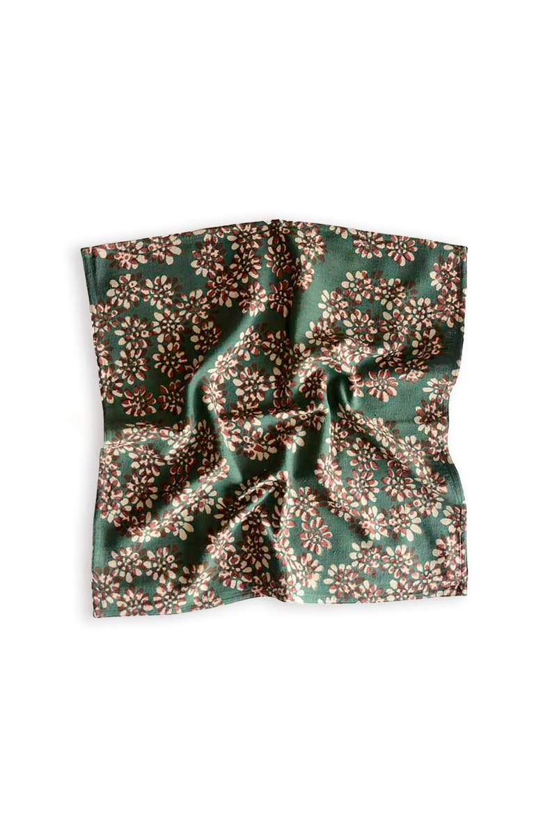 Organic Cotton Dinner Napkins, Alternate, color, Green