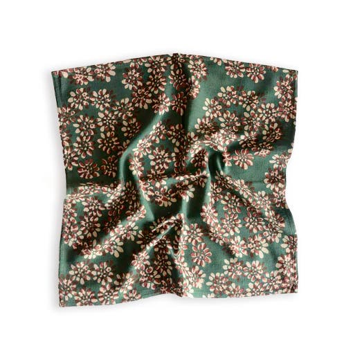 Ichcha Organic Cotton Dinner Napkins In Green