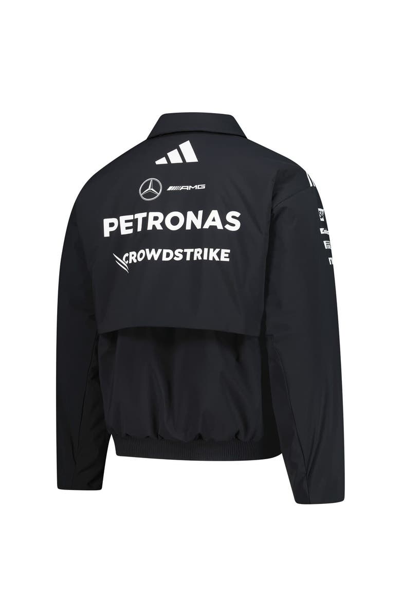 adidas Men's adidas  Black Mercedes-AMG Petronas F1 Team Team Wear Loose Full-Zip Jacket, Alternate, color, 