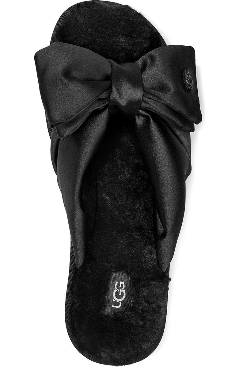 UGG<sup>®</sup> Lushette Puffer Genuine Shearling Slide, Alternate, color,