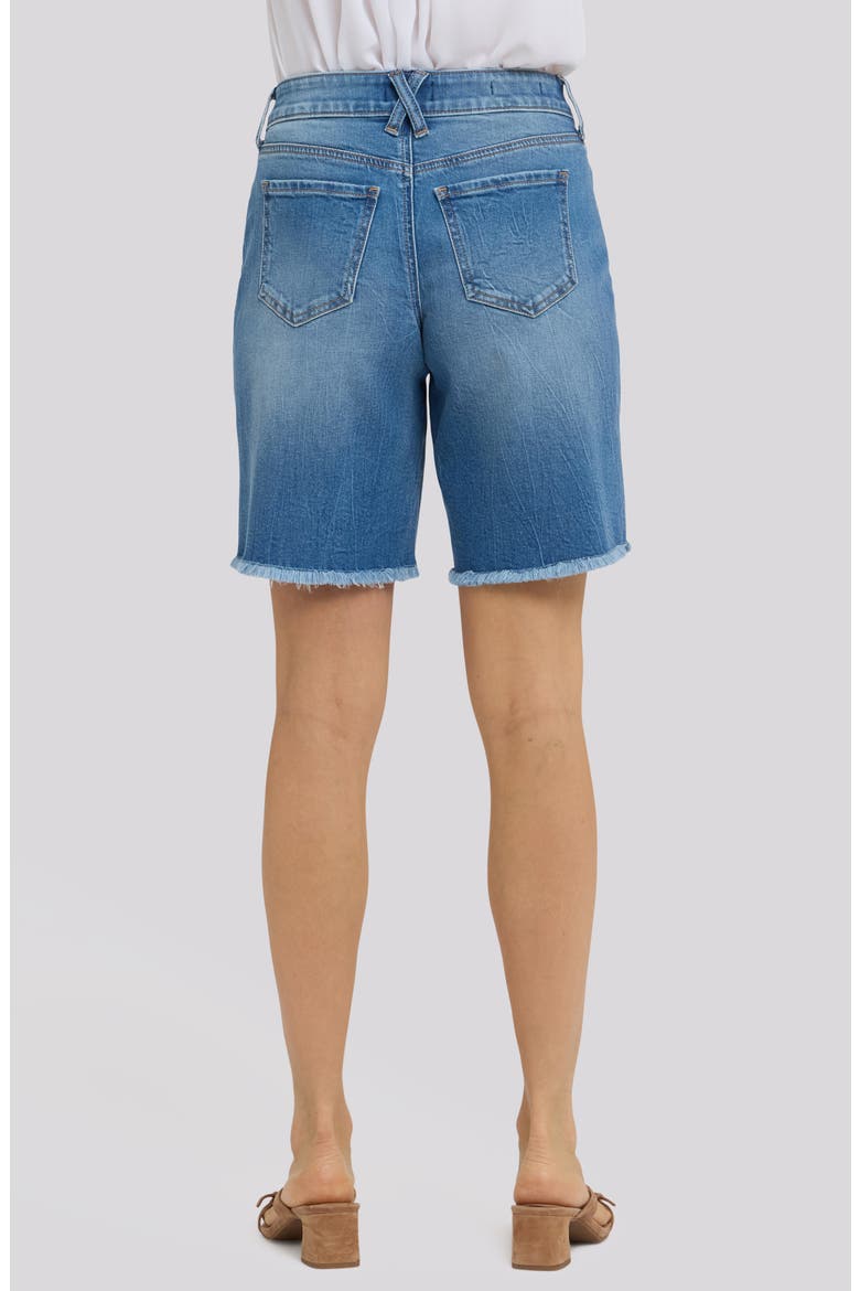 Naomi Relaxed Raw Hem Denim Shorts, Alternate, color, PACIFICA