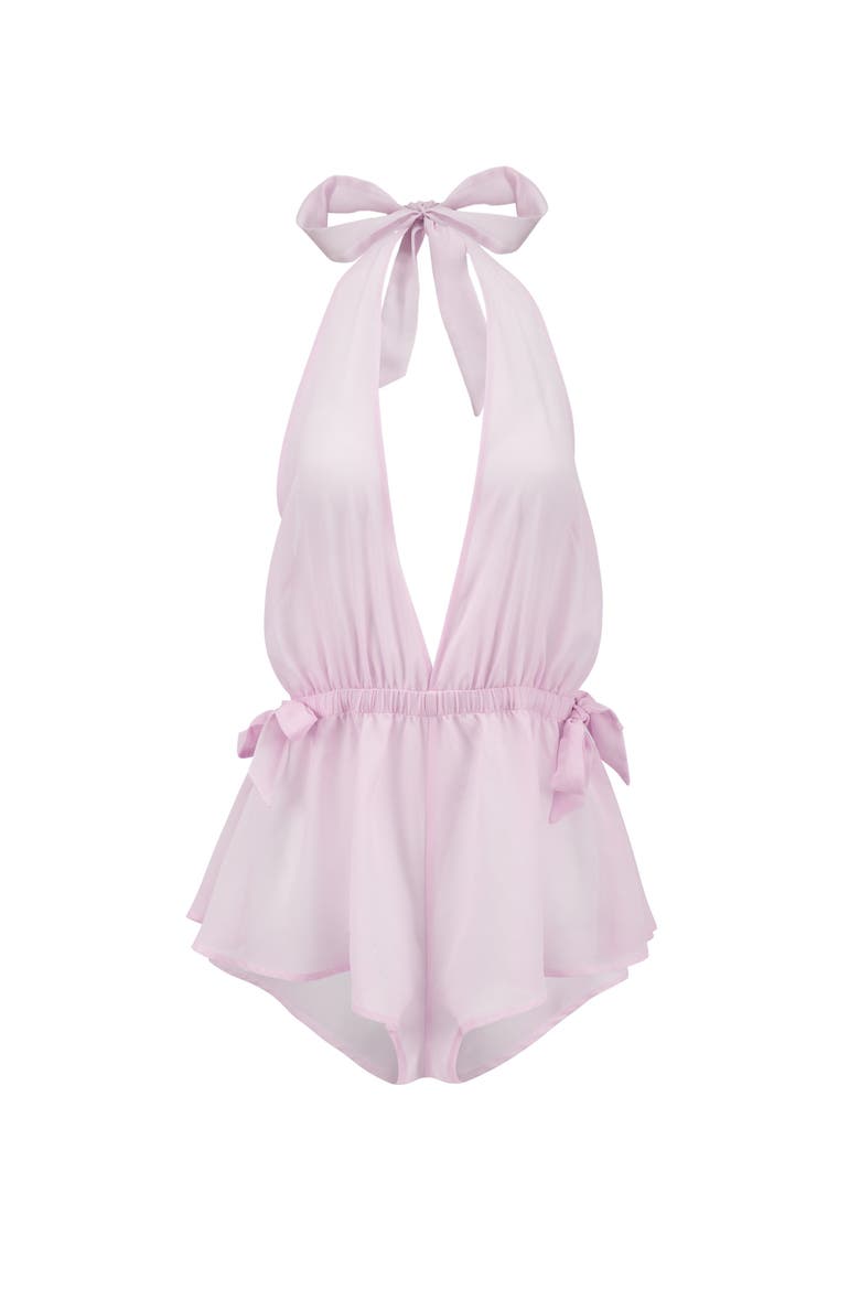 Merilyn Romper Lingerie, Alternate, color, Light purple