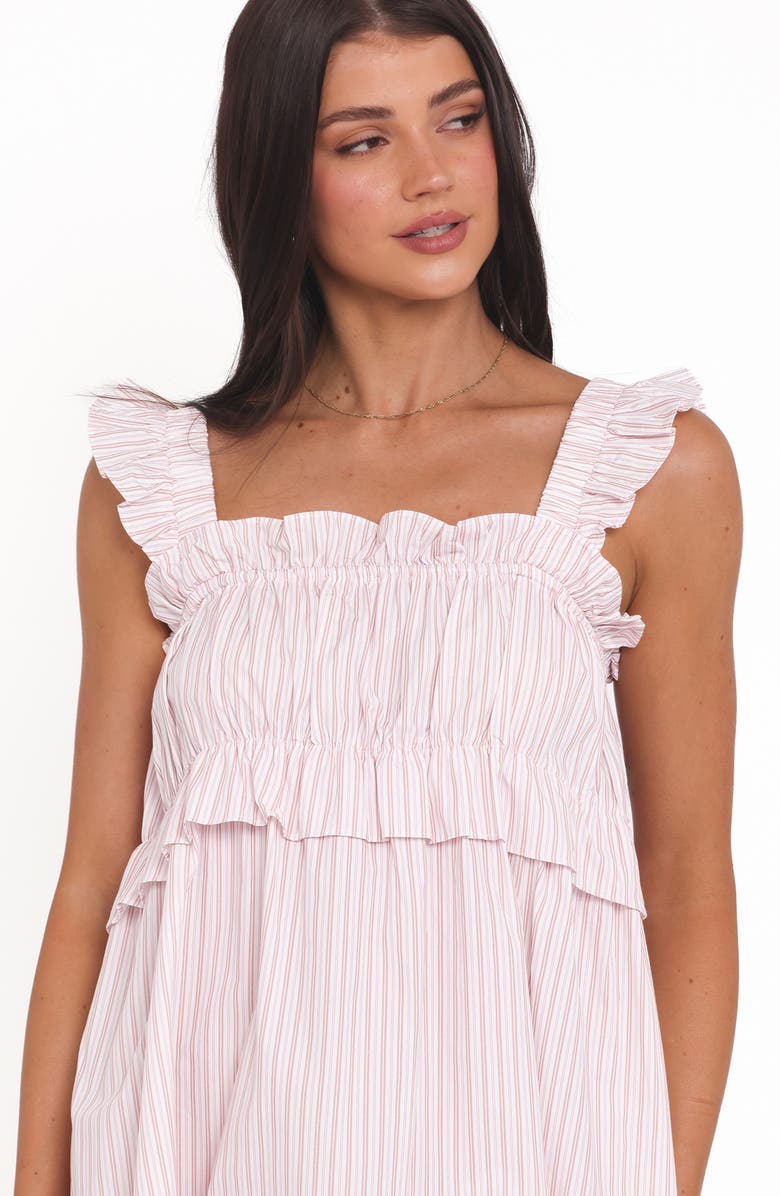 Petal & Pup Keonia Minidress, Alternate, color, Pink Stripe