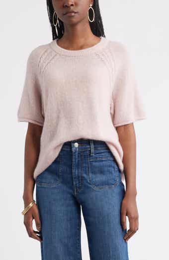 Treasure & Bond Relaxed Short Sleeve Sweater