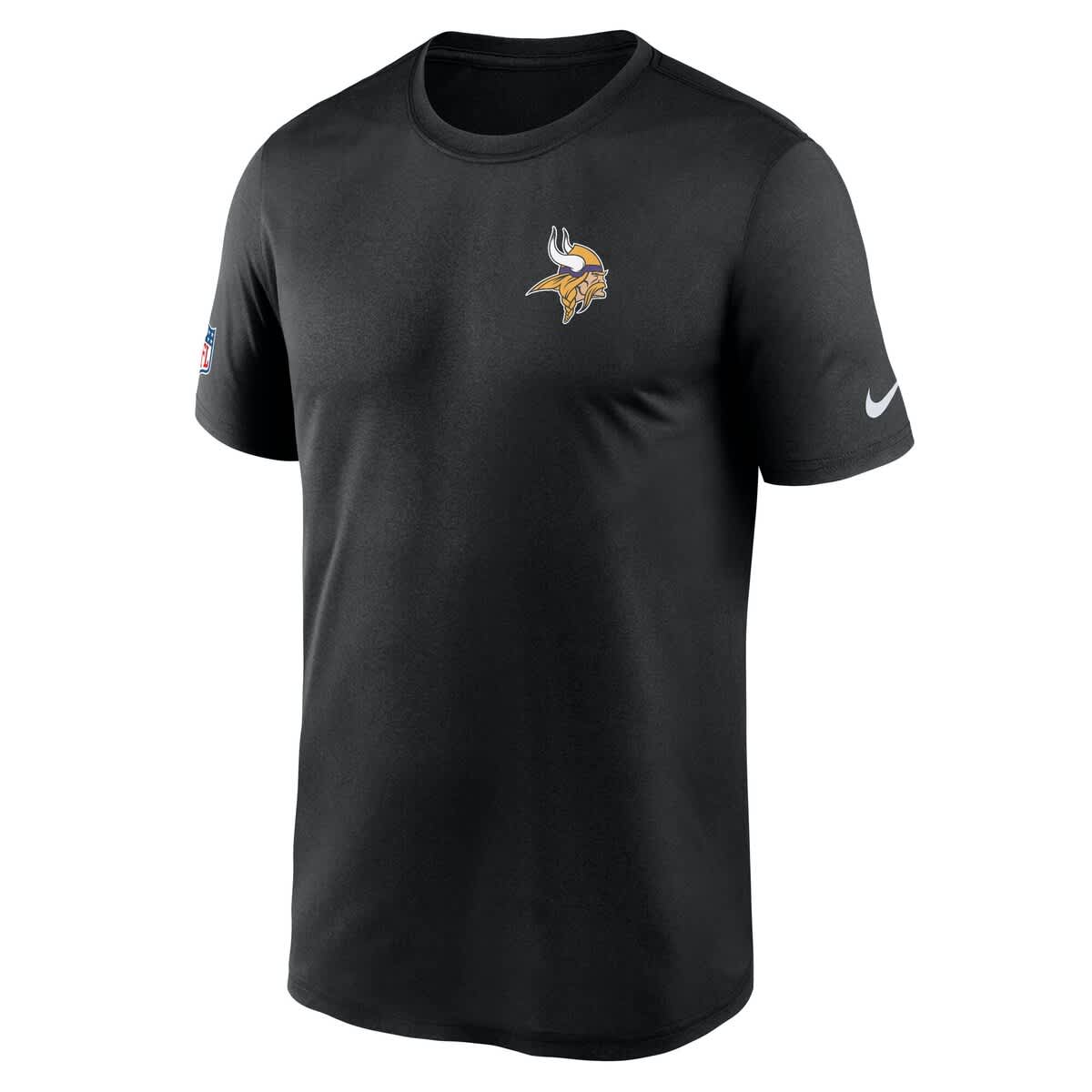 Men's Nike Black Minnesota Vikings Sideline Legend Small Logo Dri-FIT T-Shirt - image 2