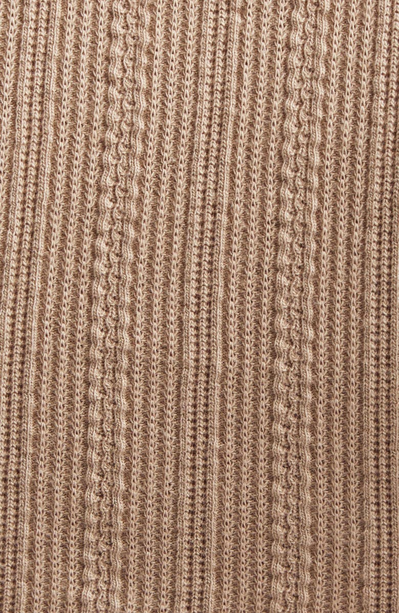 L'AGENCE Adria Scoop Neck Organic Cotton Tank, Alternate, color, Portabella