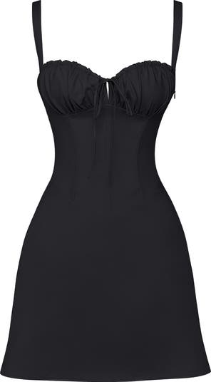 Carlotta Corset Bodice Cotton Blend Cocktail Dress