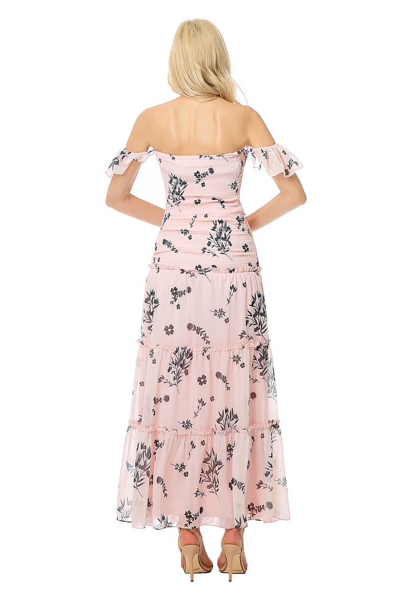 Charity Smocked Maternity Maxi Dress, Alternate, color, MULTICOLORED
