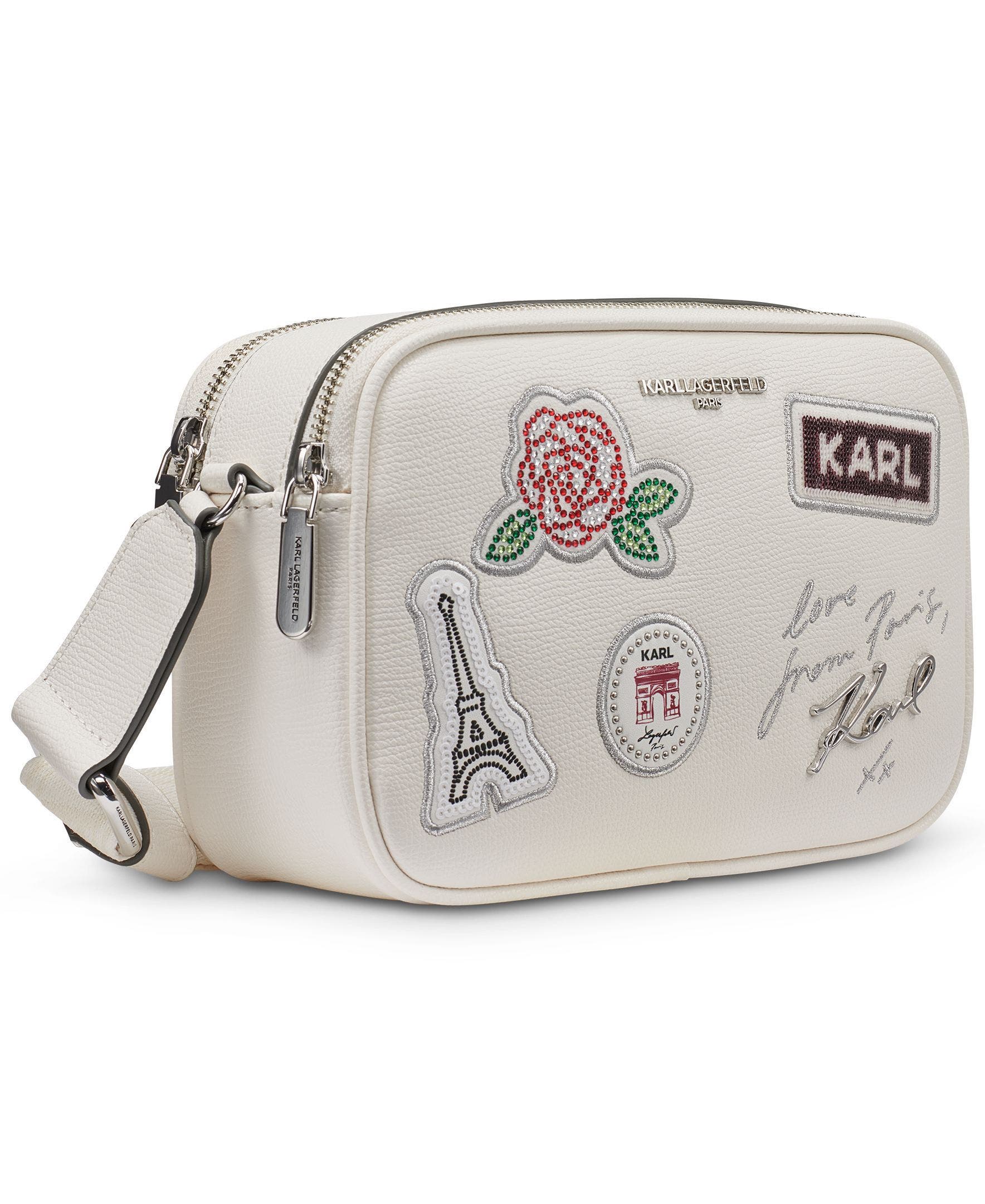 Maybelle Pins+Rhinestones Crossbody, Alternate, color, Winter White/Silver