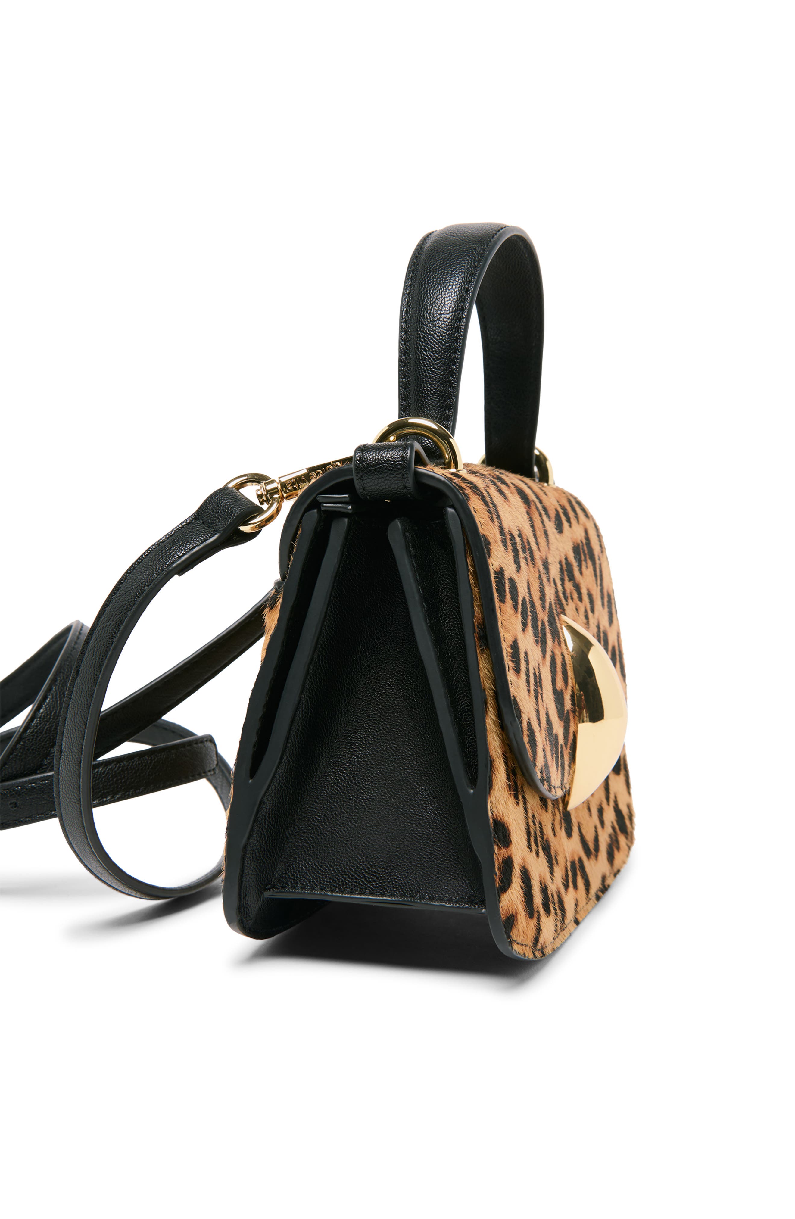 Dolce Vita Lucia Genuine Calf Hair Top Handle Bag, Alternate, color, Leopard