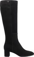 Santoni Suede Low-Heel Boot