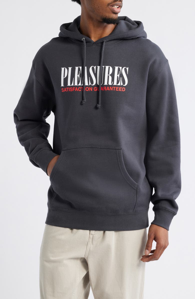 PLEASURES Satisfaction Graphic Hoodie, Main, color,