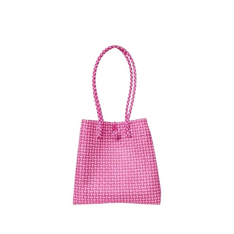 Midi Ella Handwoven Plastic Tote