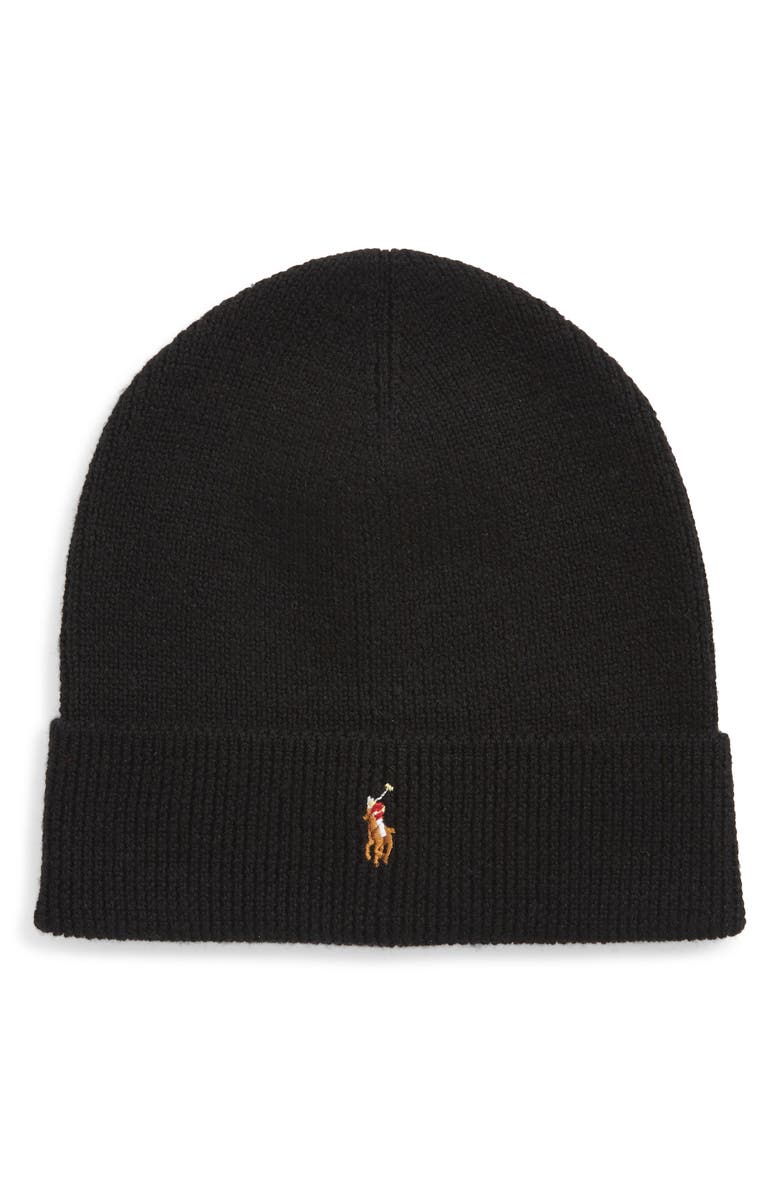 Polo Ralph Lauren Classic Merino Wool Beanie, Main, color,