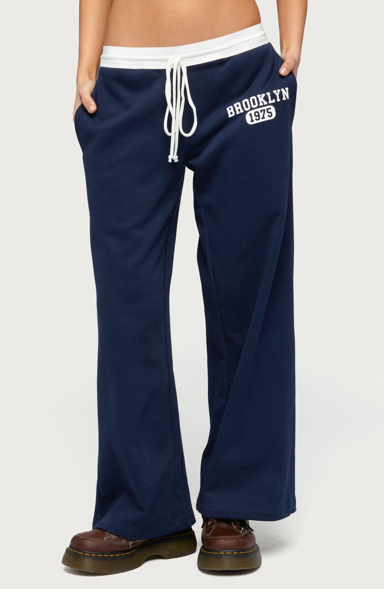 EDIKTED Brookie Low Rise Sweatpants, Main, color, 