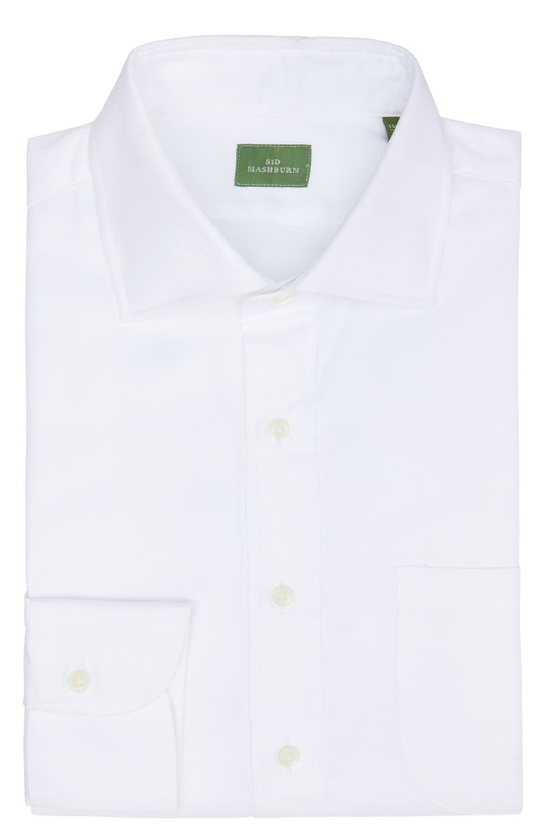 Sid Mashburn Regular Fit Royal Oxford Dress Dress, Alternate, color, White Roxford